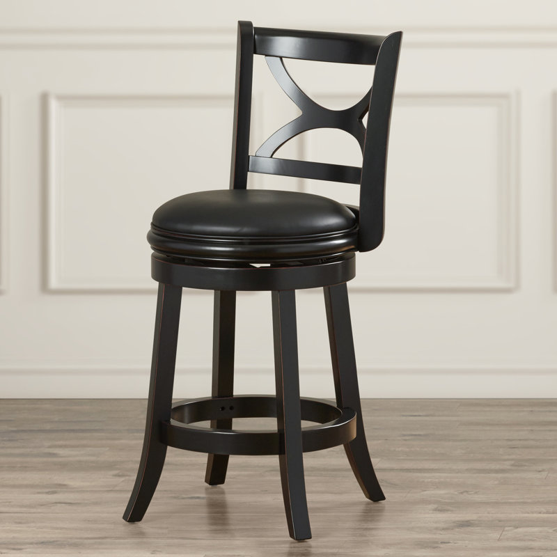 Darby Home Co Ford 24" Swivel Bar Stool & Reviews Wayfair